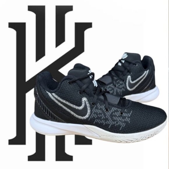 Nike Kyrie Flytrap II (2) Black & White Basketball AO4438-001 Sneakers Shoes 7.5 - Picture 1 of 12